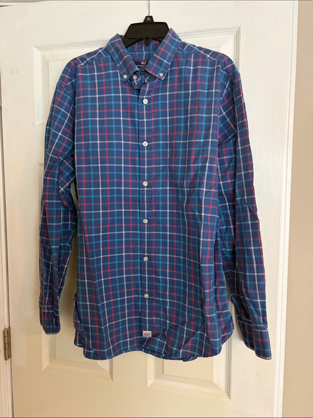 Vineyard Vines Classic fit Murray shirt plaid Men’s size large